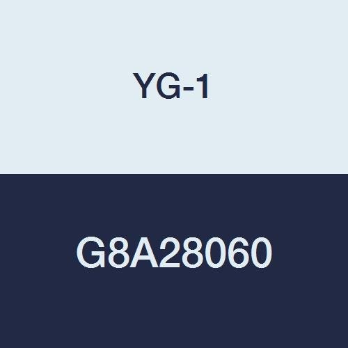 YG-1 G8A28060 Karbür X5070 Topu Burun End Mill, 2 Flüt, R3.0 Yarıçapı Topu Burun, 6.0 mm
