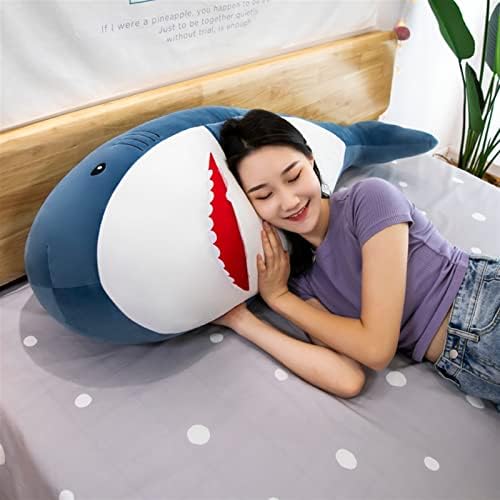 JJ yyds Yumuşak Yağ Köpekbalığı peluş oyuncak Sevimli Hayvan Köpekbalığı Yastık Dolması Bebek serme yatak Çocuk Hediye