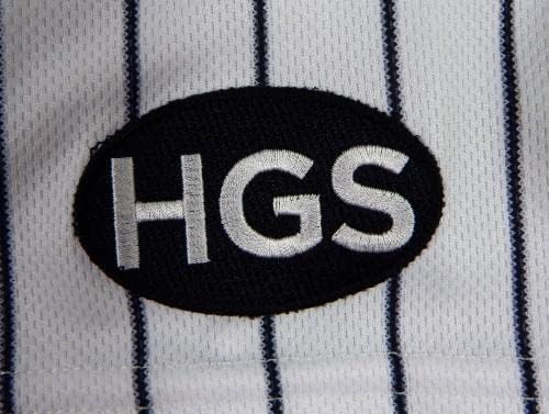 2020 New York Yankees Ben Heller 42 Oyun Verilen Beyaz Jersey HGS Yama JRD 46 9-Oyun Kullanılan MLB Formaları
