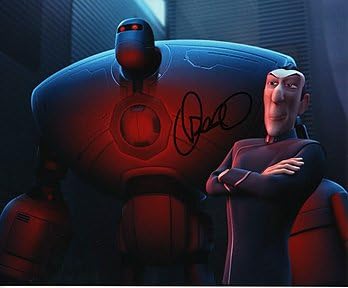 ASTRO BOY-Başkan Taşı (Donald Sutherland) 8x10 Animasyon Fotoğrafı Şahsen İmzalandı