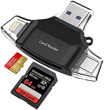 BoxWave Akıllı Gadget Orbic TAB10R 5G UW ile uyumlu (BoxWave tarafından Akıllı Gadget) - AllReader USB kart Okuyucu,