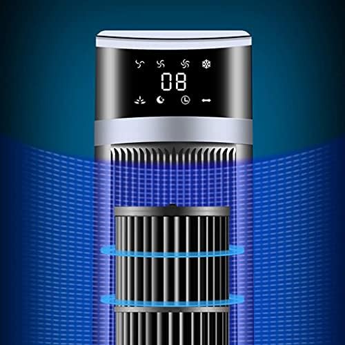 ISOBU LİLİANG - - Salınımlı Kule Fanı, Sessiz Modern Tasarım Kompakt Soğutma Fanı 1-12 Saat Zamanlayıcı Düşük Gürültü