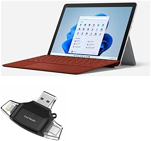 Microsoft Surface Go 3 ile Uyumlu BoxWave Akıllı Gadget (Boxwave'den Akıllı Gadget) - AllReader USB Kart Okuyucu,